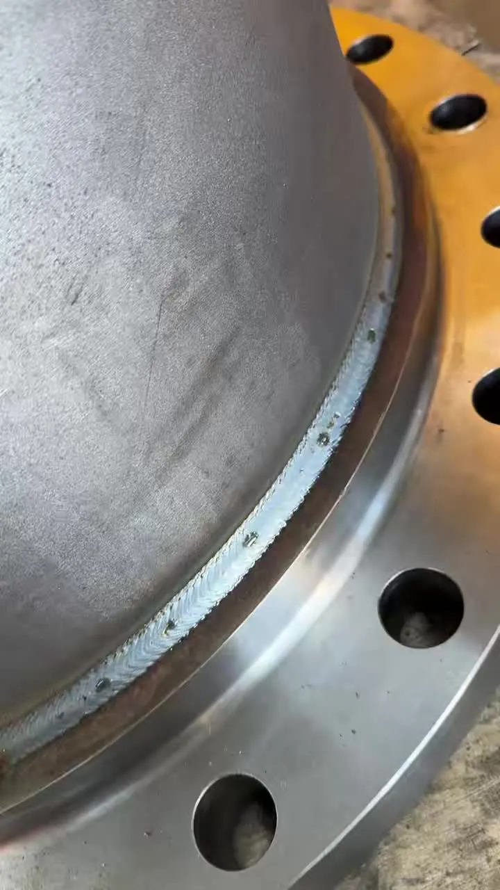 Weld detail showing good fusion